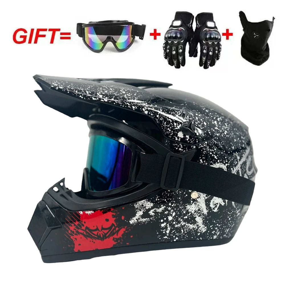 High Quality Motorcycle Off Road Racing Helmet ATV Forest DH Mountain Bike Full Helmet DOT Approved