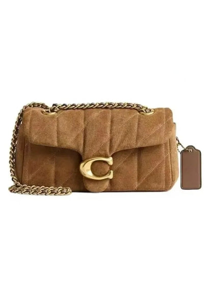 High end women's crossbody bag, high-quality leather wallet, retro design, adjustable and detachable shoulder strap, C bag