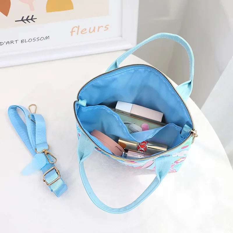 Disney Stitch New Women's Shoulder Bags Cute Kid's Handbag Large Capacity Cartoon Crossbody Bag For Girls