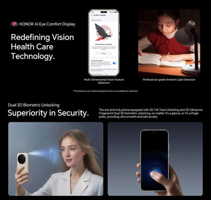 Global Version HONOR Magic8 Pro 5G AI Magic 8 Pro Smartphone Snapdragon 8 Elite Gen 5 6.71'' OLED Screen 7100mAh Battery 100W
