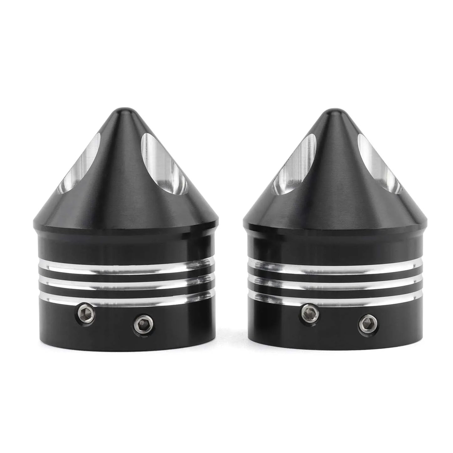 Motorcycle CNC Front Axle Nut Cover Cap Aluminum Black For Harley Sportster XL XG Touring FLHT FLHR FLTRX Dyna VRSC Softail