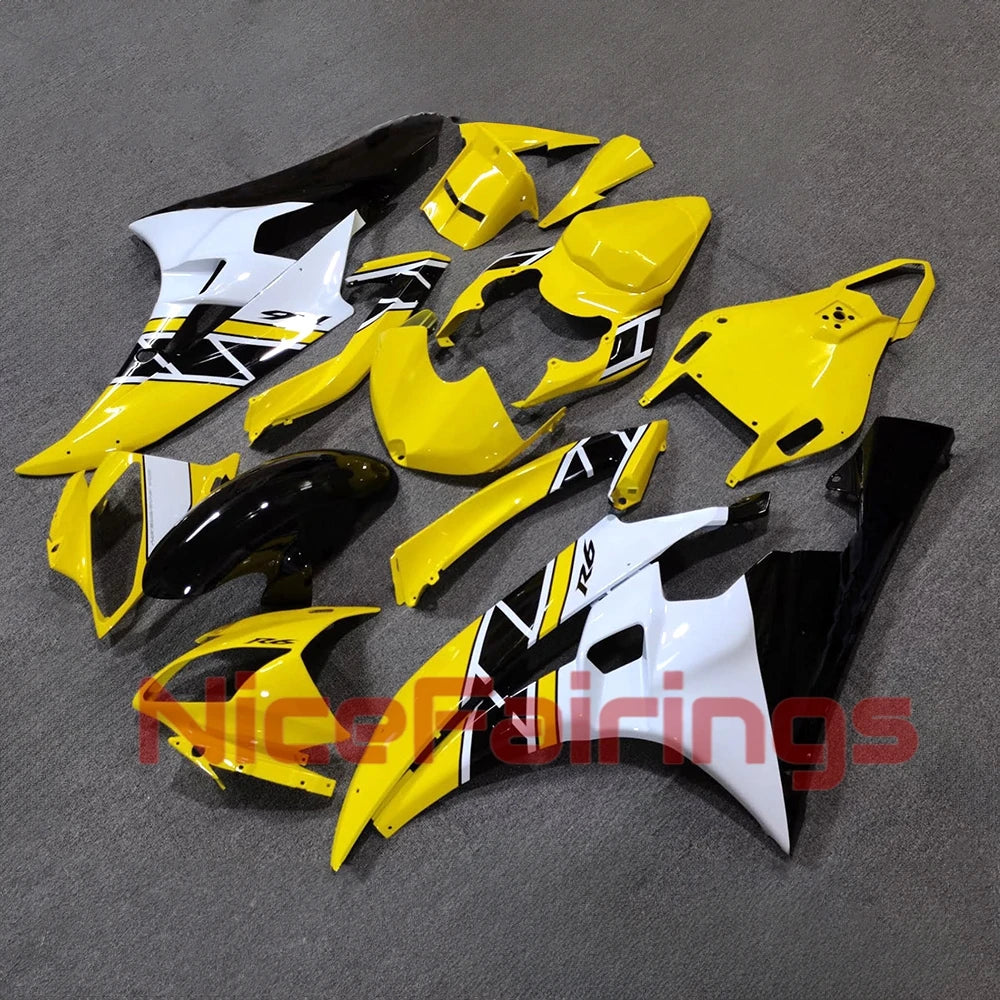 For YAMAHA YZF R6 2006 2007 Body Parts Fairings 15 16 17 Motorcycle Customized Bodywork Fairing Kit YZFR6 06 07