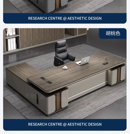 L Shape Storage Executive Desk Designer Computer Bureaux Table Computer Desks Workstation Modern Mesa Escriotorio Home Office