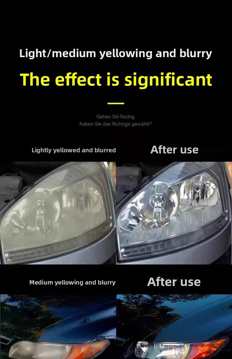 Car Headlight restoration Polishing Repair Fluid lamp Coating polisher Wax Agent cleaner for  restoration Remove Oxidation
