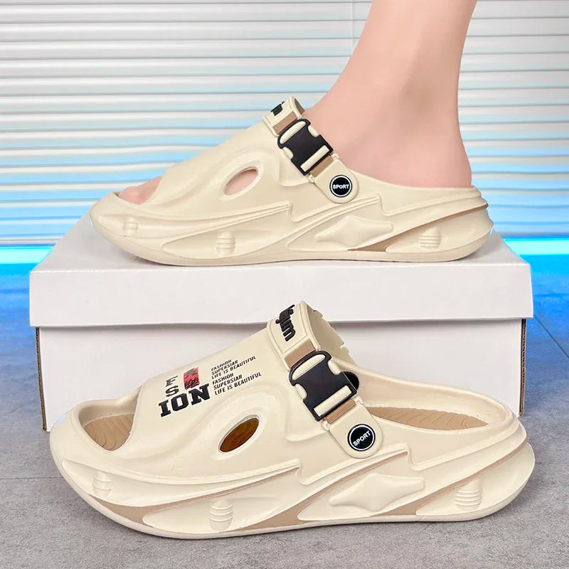 Summer Men's Outdoor Sandals Beach Slippers Comfortable Soft Clogs Men Casual Shoes Women Garden Water Shoes Men Beach Sandals