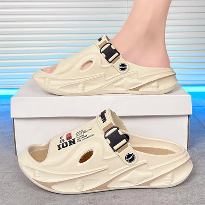 Summer Men's Outdoor Sandals Beach Slippers Comfortable Soft Clogs Men Casual Shoes Women Garden Water Shoes Men Beach Sandals
