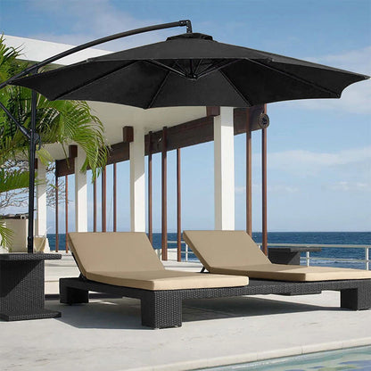 6 Bones Parasol Umbrella Surface Without Stand 2m Parasol Replaceable Cloth Waterproof UV Protection for Outdoor Beach Garden