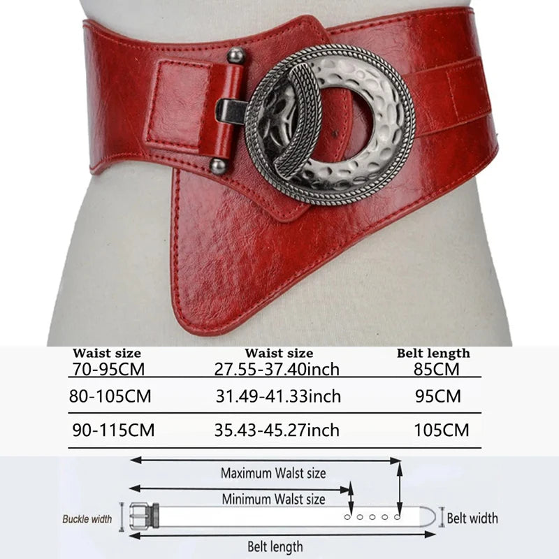 Hot Fashion Women Wide Waist Elastic Stretch Belt women's girdlestrap belts for women cinturon mujer cummerbund strap LB029