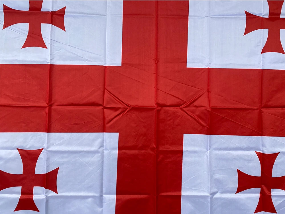 xvggdg  90x150cm  Georgia  flag Banner   Georgia  National flag  Decoration banner