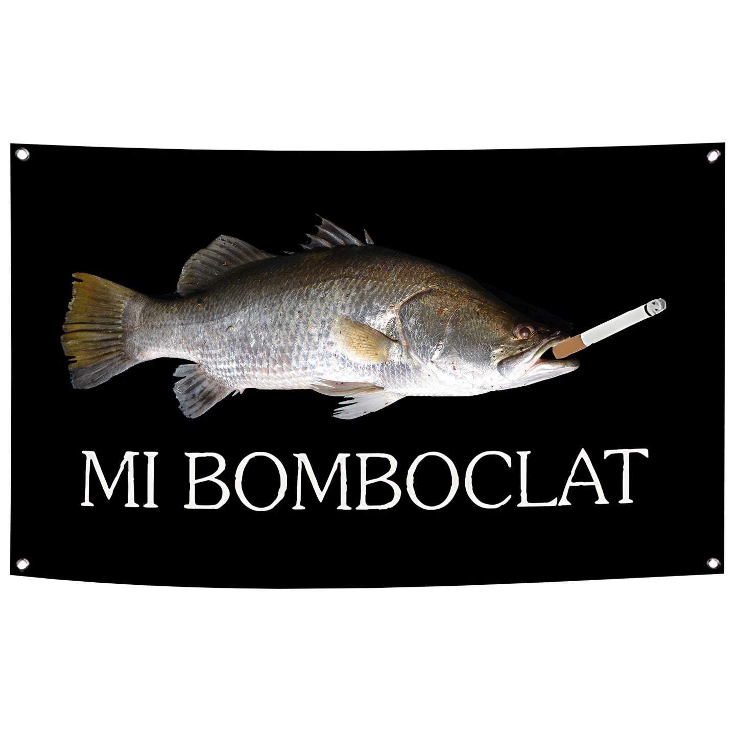 60X90 90X150CM Funny Boclat Fish Meme Flag Wall Hanging Tapestry Room Decor Double Penetration for Room Decor Dormitory Decor
