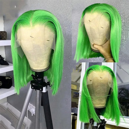 Soft Hair13x4 Straight Synthetic Lace Front Wig for Women Ombre Platinum Blonde Ash Roots Glueless Heat Resistant Fiber Hair Wig