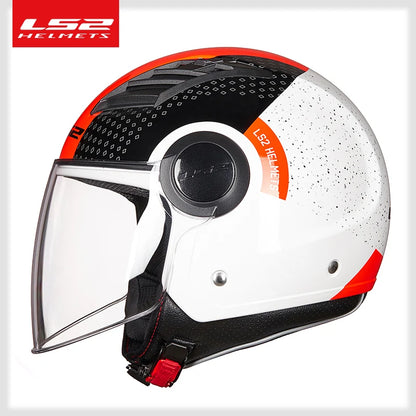Original LS2 OF562 Casco Motorcycle 3/4 Open Face Ls2 Cascos Para Moto E-BIKE Helmet Electric Scooter Helmet of562 Capacete Moto