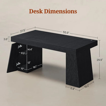 Executive Desk with Power Outlets,Desks with Storage Cabinet,Computer Desks Workstation Desk Conference Table,Customized