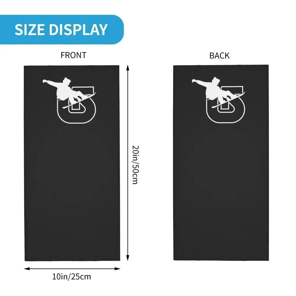 Burton Snowboard Sportive Bandana Neck Cover Printed Wrap Scarf Multifunction Balaclava Outdoor Sports For Men Women Adult