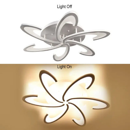 Modern Ceiling Lamp Indoor Acrylic Lustre For Bedroom Living Dining Room Kitchen Led Chandelier RC Dimmable Pendant Light Decor