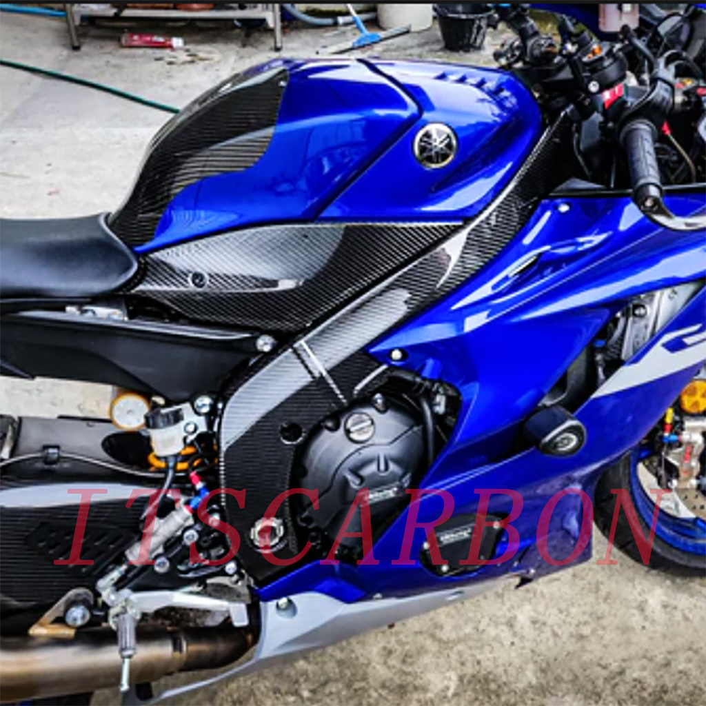 Motorcycle Accessories For YAMAHA YZF-R6 R6 2017 2019 2020 2021 Carbon Fiber Retrofit Parts Fairing Fenders Panels Cover Kits