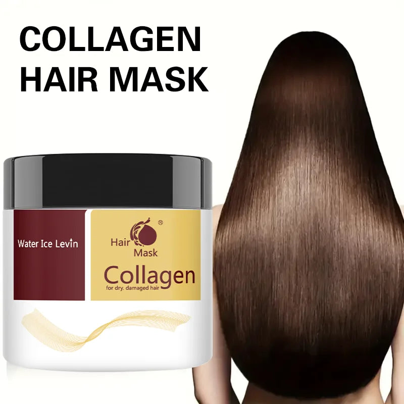 Collagen Hair Care Deep Repair Conditioning Moroccan Argan Oil Hair Mask EssenceFor Dry Damaged Hair Repair Revitalize Hair Care