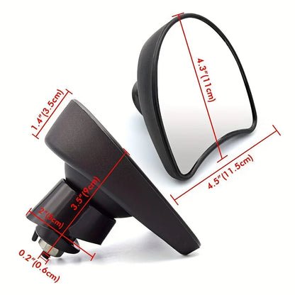 Motorcycle Black Fairing Mount Rearview Mirrors Fit For Harley Touring Electra Street Glide Ultra Classic 1996-2013