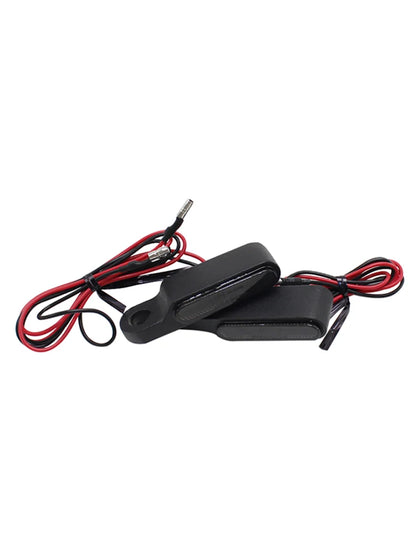 2Pcs Motorcycle Mini LED Turn Signal Running Lights Amber White Blinker Indicators Lamps For Harley Davidson Touring Accessories