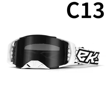 Off-Road Motorcycle Goggles - Windproof, Dustproof Protective Eyewear for Motocross, ATV Riding, Cycling & Outdoor Adventures,
