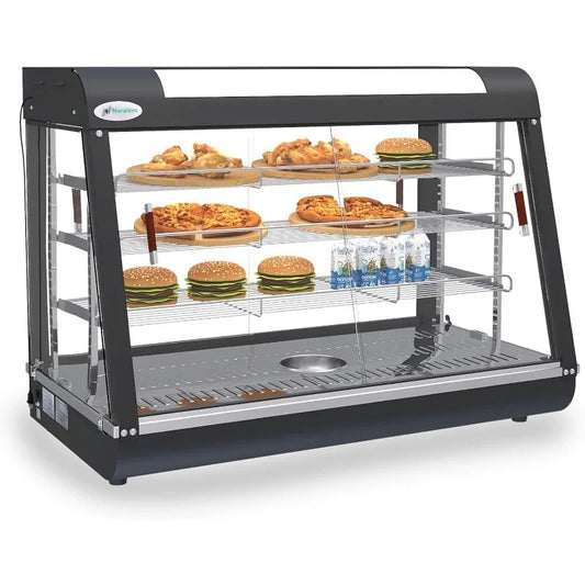 35 inch Commercial Food Warmer Countertop Pizza Warmers Display Pastry Patty Warmer