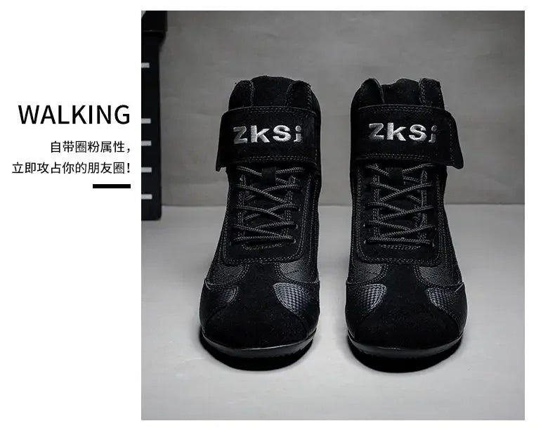 Outdoor Motorcycle Riding Shoes Anti Slip Go Kart Training Shoes Motorcycle Travel Off-road Shoes for Men Motocross Boots
