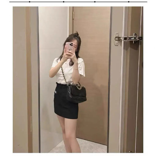 Fashionable small fragrance soft leather bag with crossbody chain bag for women, 2025 new high-end style, large capacity mouth c