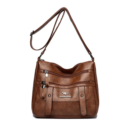 High Quality Pu Leather Messenger Crossbody Bags for Women Luxury Designer Hand Bags Purses Ladies Shoulder Bags Sac A Mian 2025