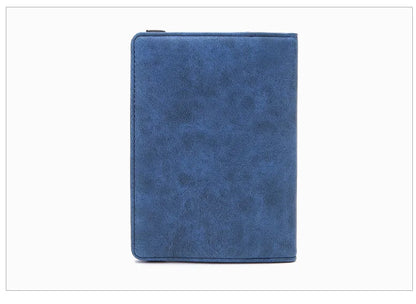 Women Men Travel Passport Holder Cover Case RFID PU Leather Credit ID Card Holder Case Ticket Protective Wallet