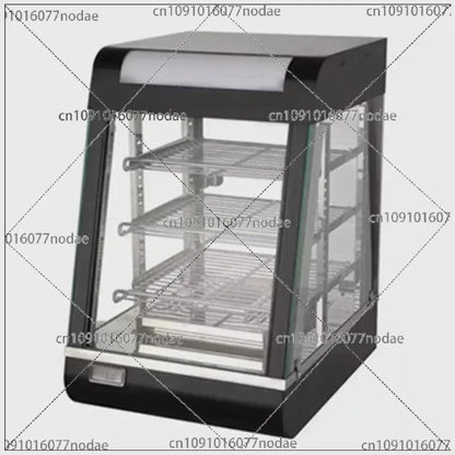 Commercial Food Warmer Countertop Pizza Warmers Display Pastry Patty Warmer Case for Buffet Restaurant Heater Food Service