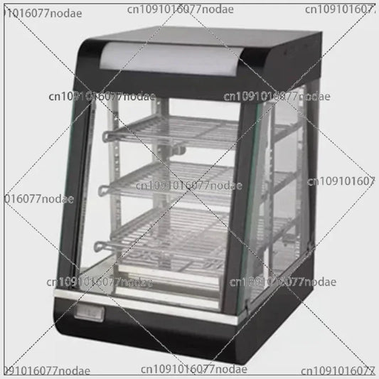 Commercial Food Warmer Countertop Pizza Warmers Display Pastry Patty Warmer Case for Buffet Restaurant Heater Food Service