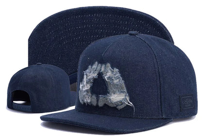 Snapback Hats for Men Hip Hop Style Hats Solid Baseball Hats Adjustable Snapback Cap Flat Brim Baseball Caps
