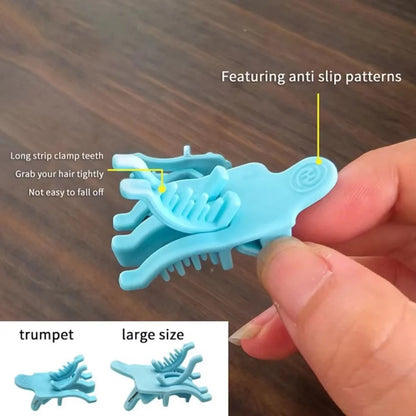 10Pcs New S/L Perm Hair Clip Reusable Hair Curl Barbershop Hook Loop Hair Rollers Styling Clamps Men