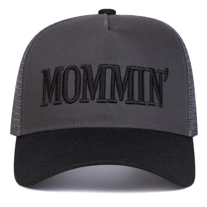 Unisex MOMMIN Letter Embroidery Baseball Net Caps Spring Autumn Outdoor Adjustable Casual Hats Sunscreen Hat Sports Cap