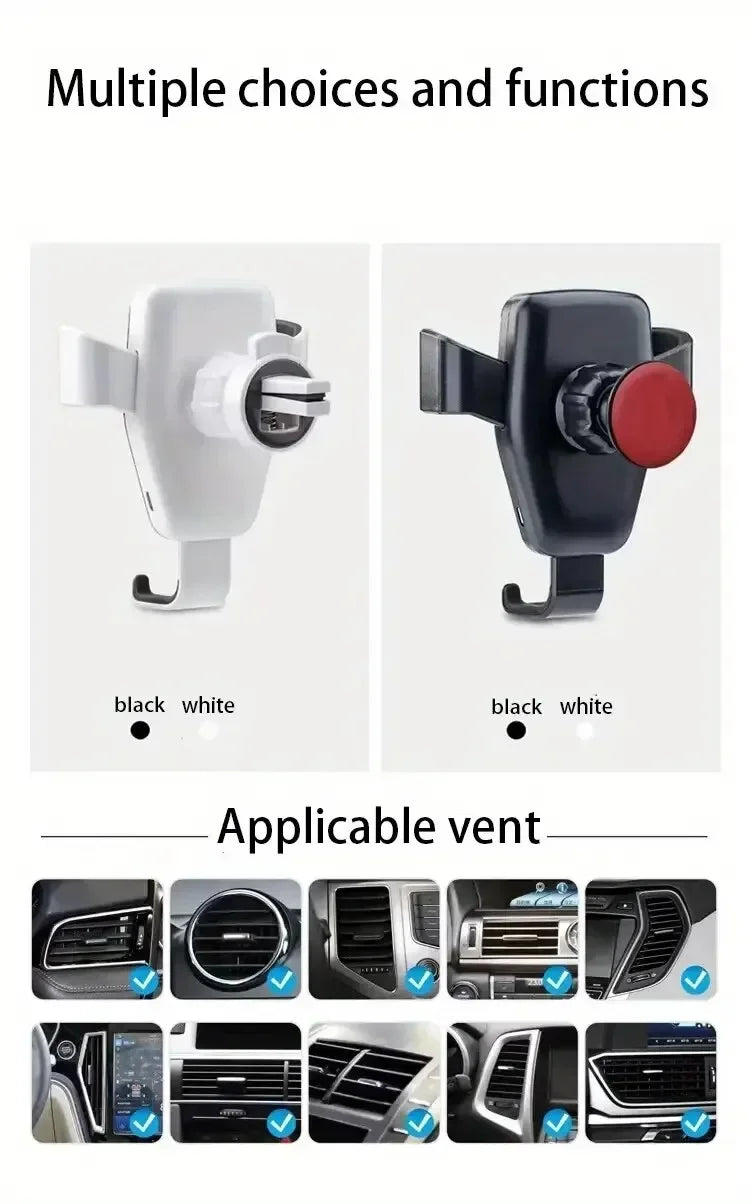 30W Wireless Chargers Fast Car For iPhone 15 14 13 12 11 Pro XS Max XR Samsung Xiaomi Wireless Charging Phone Car Holder Charger