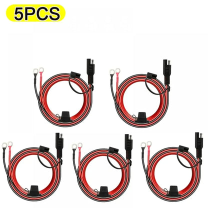 12V Charger Cable 16AWG Ring Terminal SAE to O Ring Connecters Extension Cord Cable Connector for Battery Charger/Maintainer