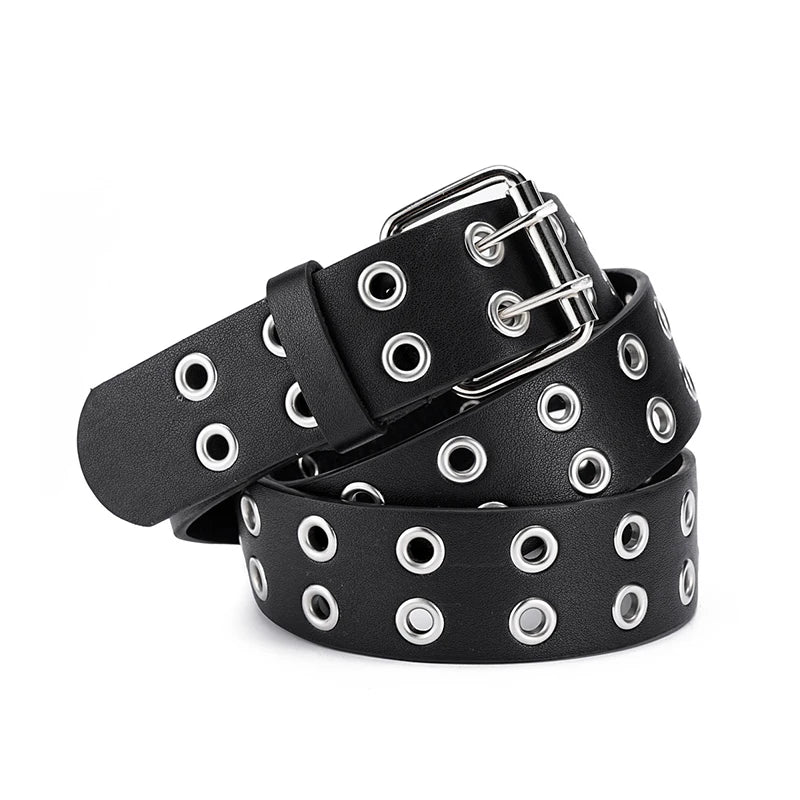 New Fashion New Bronze Bullet Belt Metal Belt Men And Women Punk Hardware Jeans Belt Y2K Belt Designer Belt Women's Belt