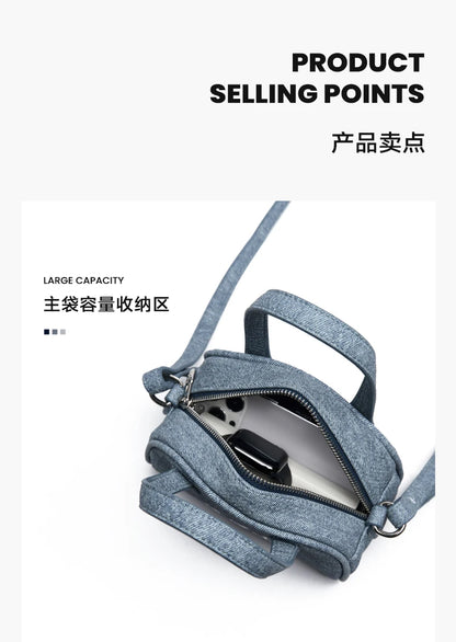 LEE Classics Vintage Design Women Small Leather Handbag Fashion Waterproof Outdoor Travel Daily Mini Crossbody Shoulder Bag