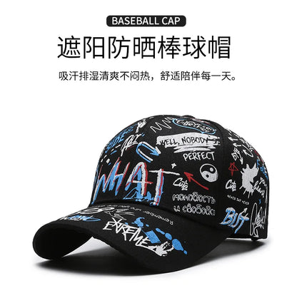 Fashion Hip Hop Baseball Cap personality Finger Embroidery Trucker Caps Cotton Snapback hat Outdoor Sun Hats sports leisure Cap