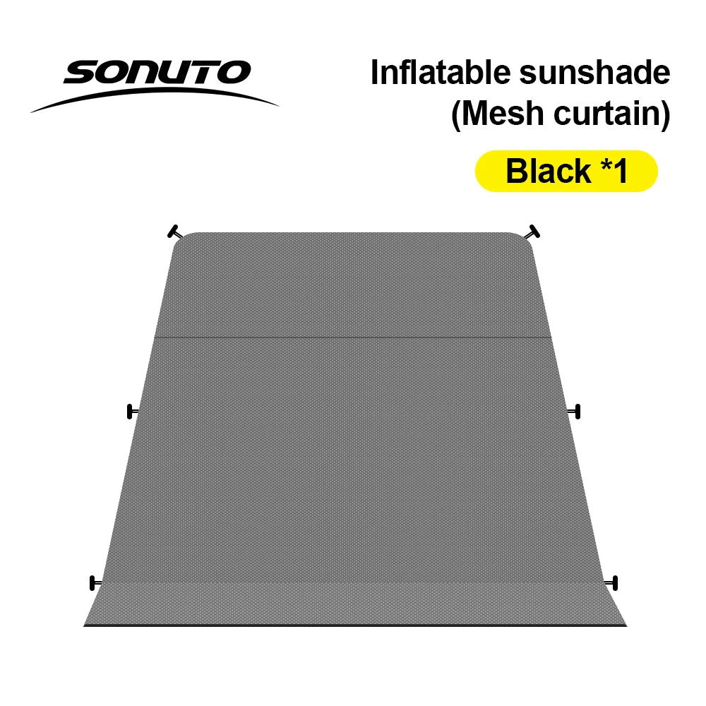 Sonuto Instant Setup Inflatable Tent, 3x3m Quick Inflation Air House Tent, Portable Easy Setup Large Camping Tent with Bag