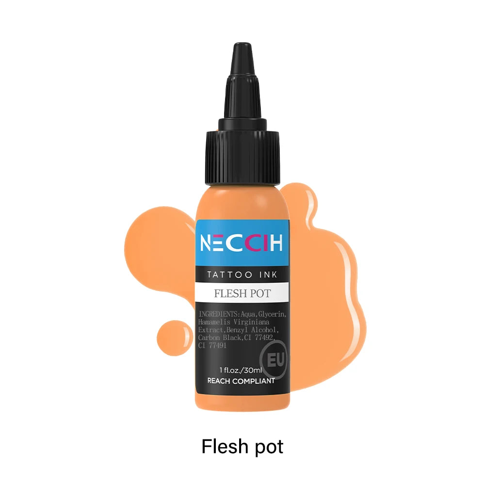 1oz 54 Colors Professional Tattoo Ink for Body Art Natural Plant Micro Pigment Permanent Tattoo Ink for Body Art Paint 30ml