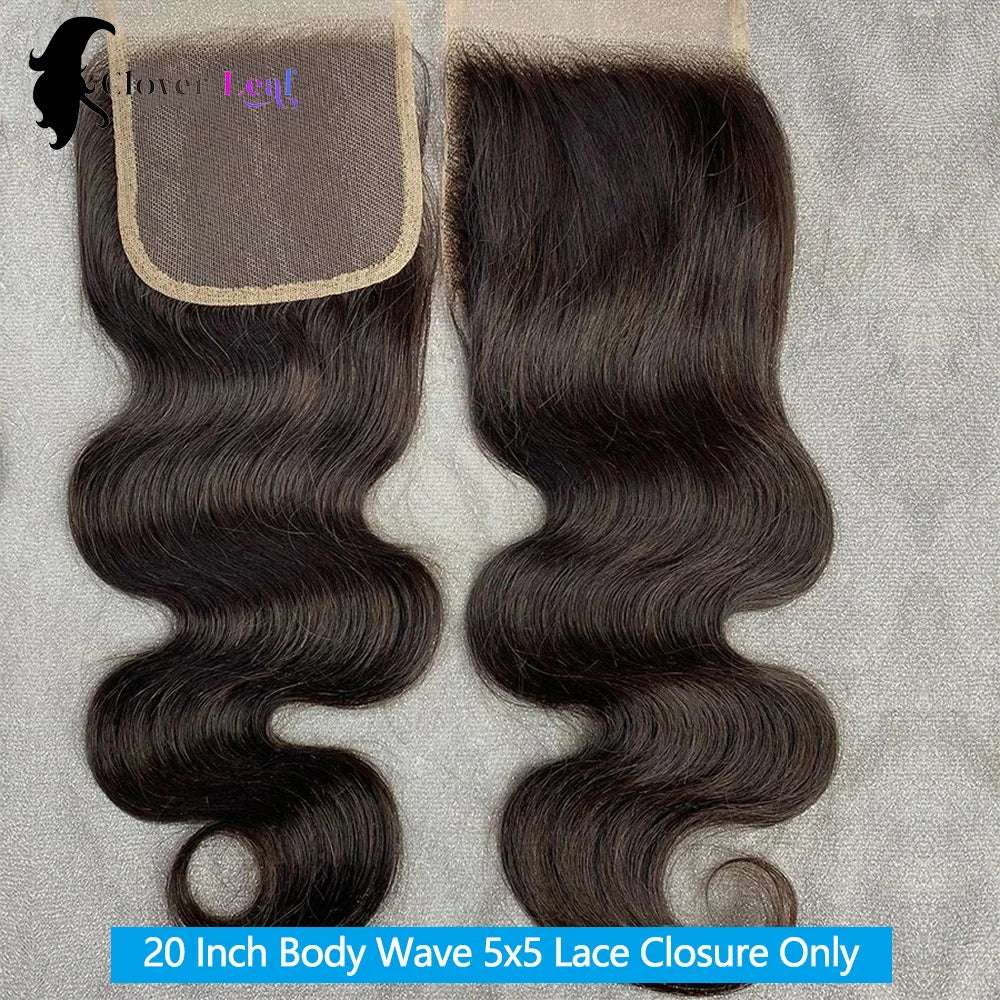 Body Wave Closure Only 4x4/5x5/2x6 HD Lace Closure Human Hair Extensions Baby Hair Brazilian Swiss Transparent Lace For Women