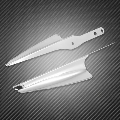 Motorcycle Front Fork Windscreen Deflectors Wind Mount Fairing For Harley Touring Electra Glide FLTX FLHXS Road King FLHR 95-22