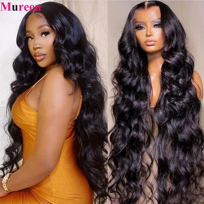 250% Density Long Body Wave 13x6 Lace Frontal Wig Human Hair For Women Pre Plucked 100% Human Hair Wigs 13X4 HD Lace Front Wig