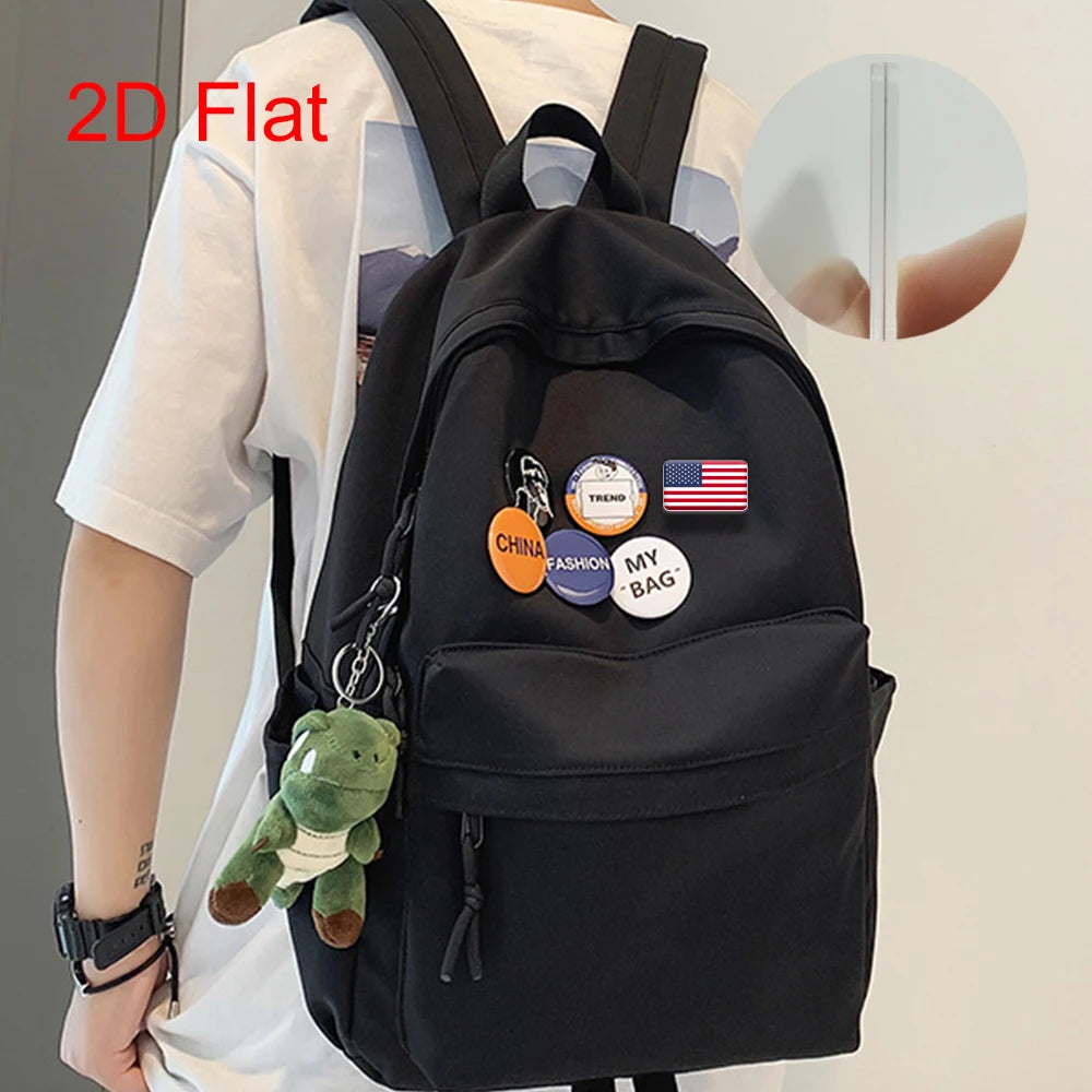 1pc American flag Pin For Women & men, US Flag brooch, UV printing, Accessories for backpack clothes.
