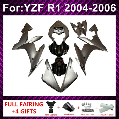Motorcycle Fairing Kit ABS Plastic Body Injection Fairings Bodywork Bodykits For  R1 YZF1000 YZFR1 YZF-R1 2004 2005 2006