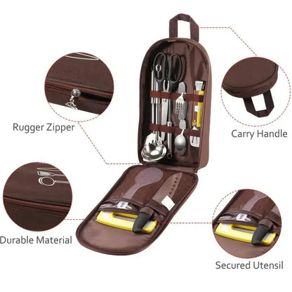 NEW Portable Outdoor Camping Cooking Utensils Storage Bag Picnic Supplies Wilderness Survival Gear Durable Home Goods Ice Bucket