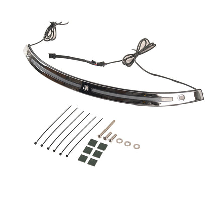 Motorcycle Windshield Trim Light With Gentle Grow For Harley Davidson Touring 2014-2023 Aluminum Alloy