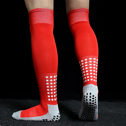 New Long Football Socks Silicone Suction Cup Grip Anti Slip Soccer Socks Sports Men Women Baseball Rugby Socks