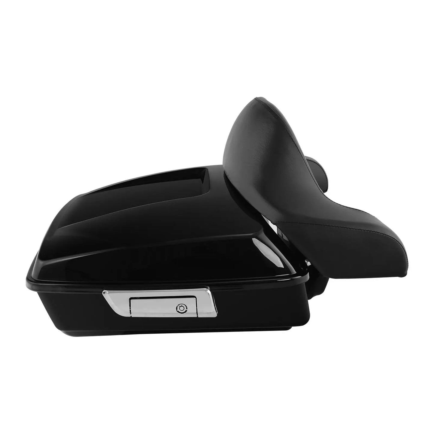 Motorcycle Chopped Trunk + Backrest Pad For Harley Touring  Electra Road King Road Glide Street Glide 2014-2025